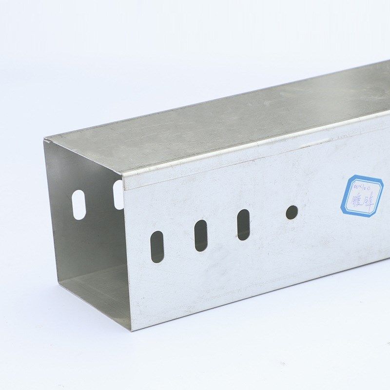 电缆镀锌桥架100*100热浸锌热镀锌槽式桥架商场建筑布线镀锌桥架