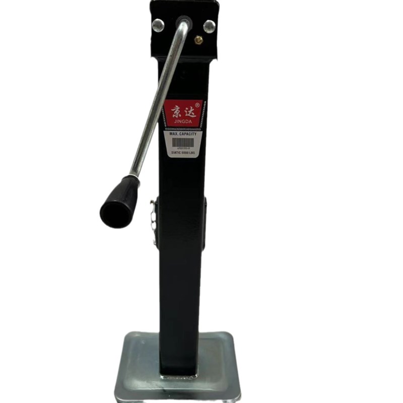 5000磅平板底座手摇支腿 农机支撑架房车配件拖车千斤顶2吨