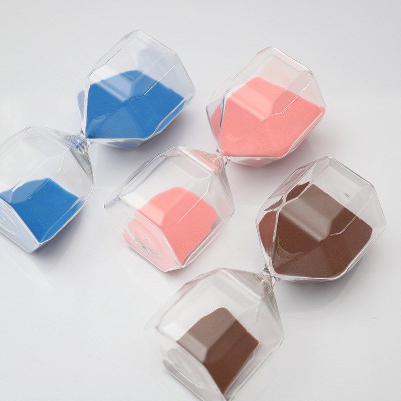 彩色沙漏创意家居装饰摆件30分钟流沙计时器儿童漏斗时间计时器