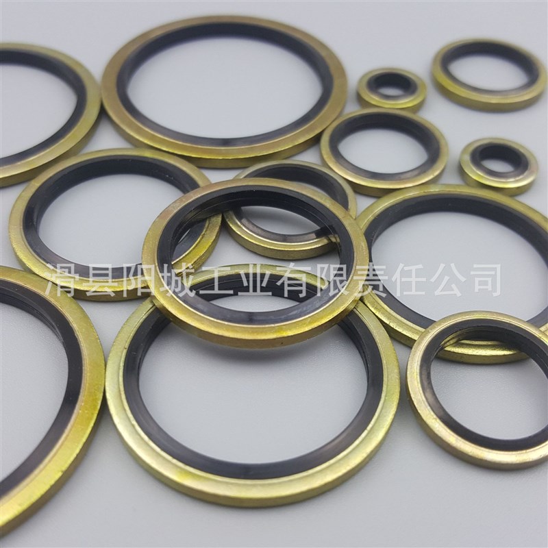 组合垫JB982-77英制氟胶丁腈紫铜不锈钢密封垫圈 液压机械密封圈