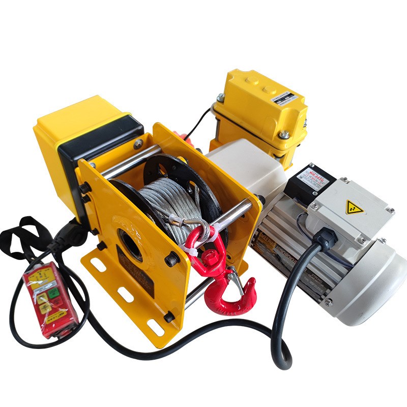 商场中庭美陈小型电动卷扬机吊条幅吊旗吊钩中庭专用吊挂电动葫芦
