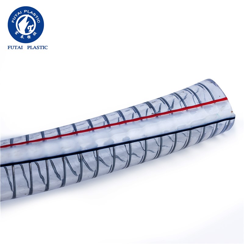 供应pvc透明钢丝管 pvc防冻塑料钢丝水管 高品质pvc花园软管