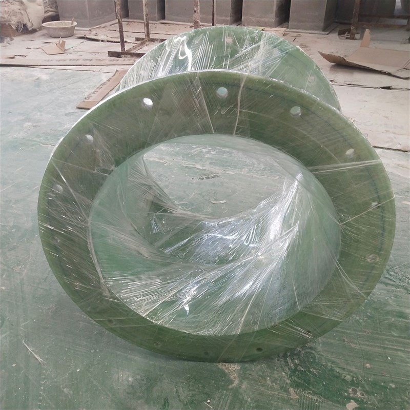 玻璃钢管件法兰手动涡轮式   连接管道弯头三通四通变径法兰风阀