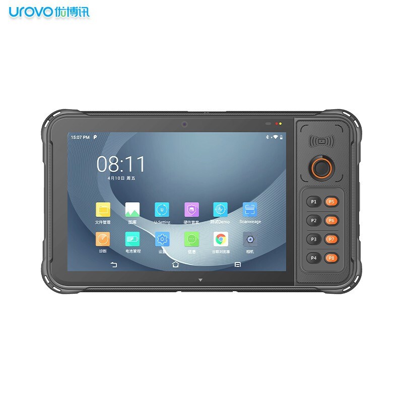UROVO优博讯P8100工业平板条码数据采集器二维手持PDA盘点机终端
