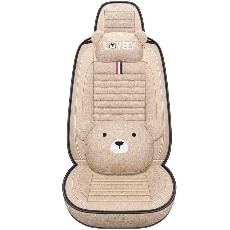 老款奇瑞X1  A1 A3 A5 E3 E5亚麻适用坐垫四季适用全包汽车座套