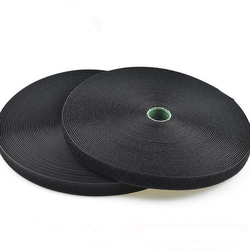 魔术贴厂家 10cm全涤纶魔术贴无胶子母扣缝纫型粘扣带 黑白现货