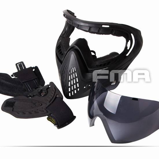 FMA F1单层彩弹户外面罩 防尘防护镜片 FM-F0023 F0024