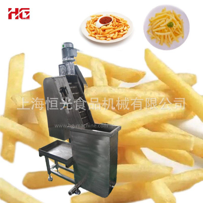 恒光 全自动新鲜薯条生产流水线 冷冻薯条机械 油炸薯条机器