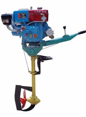 油船家挂机小型柴油挂桨机08976船尾发柴动机厂包邮