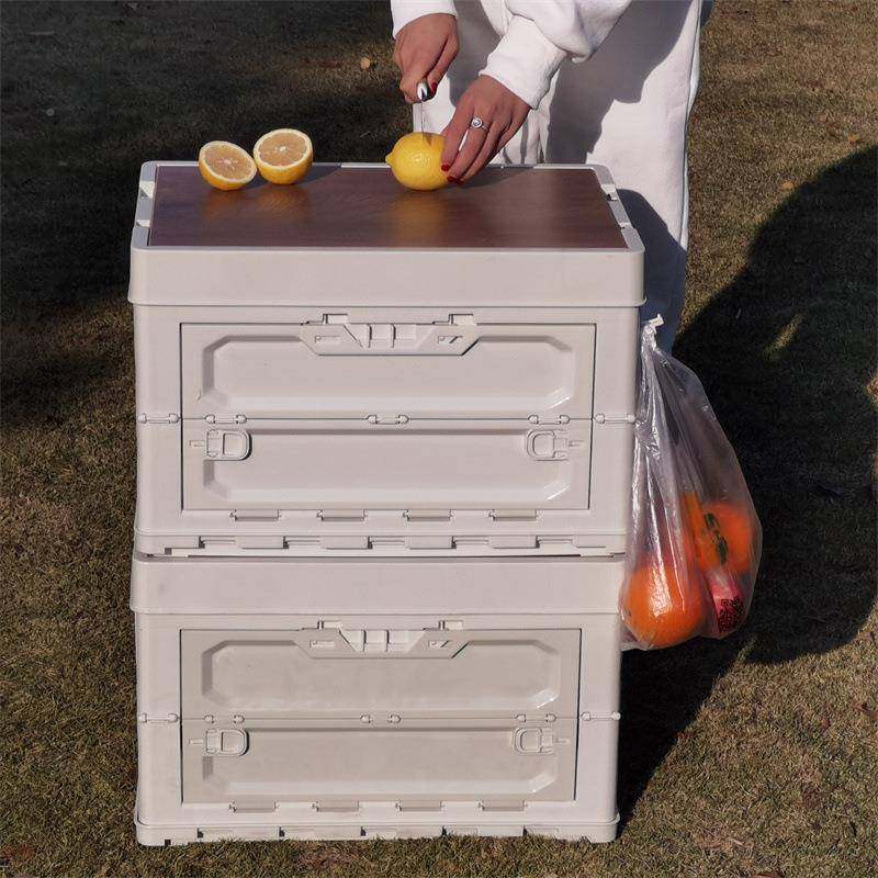 大号50升四面口带锁扣木头开盖BF-HYYL0子折营叠箱户外露小帮车载,收纳整理,收纳箱,淘宝优惠券,粉丝福利购,淘宝优惠卷