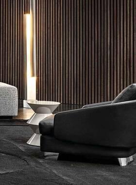 意极简售楼部阳台休金闲椅不锈钢属脚轻奢休闲椅休谈EWH闲式洽椅