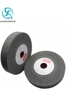 锈不钢D研轮152*25*25MM不织布纤维抛光轮去ZKE毛刺L卷紧轮角磨磨