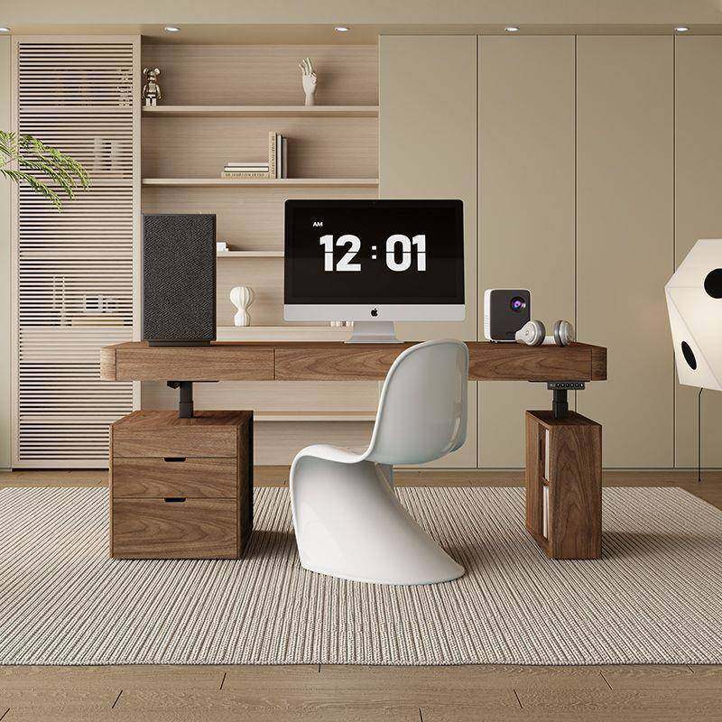 书桌胡桃木家用260客厅实写字办升公电机电动可降智双能木工作台,商业/办公家具,办公升降台/升降桌,淘宝优惠券,粉丝福利购,淘宝优惠卷