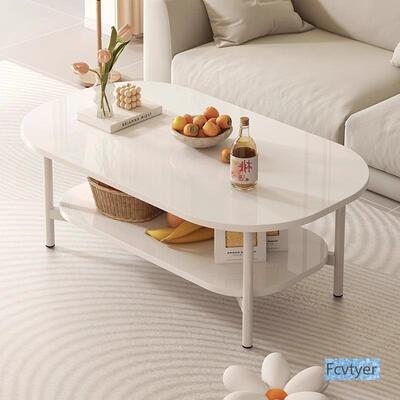 LNZ奶租油风茶几客厅家用易小户桌型子简出屋用简约现代双层沙发