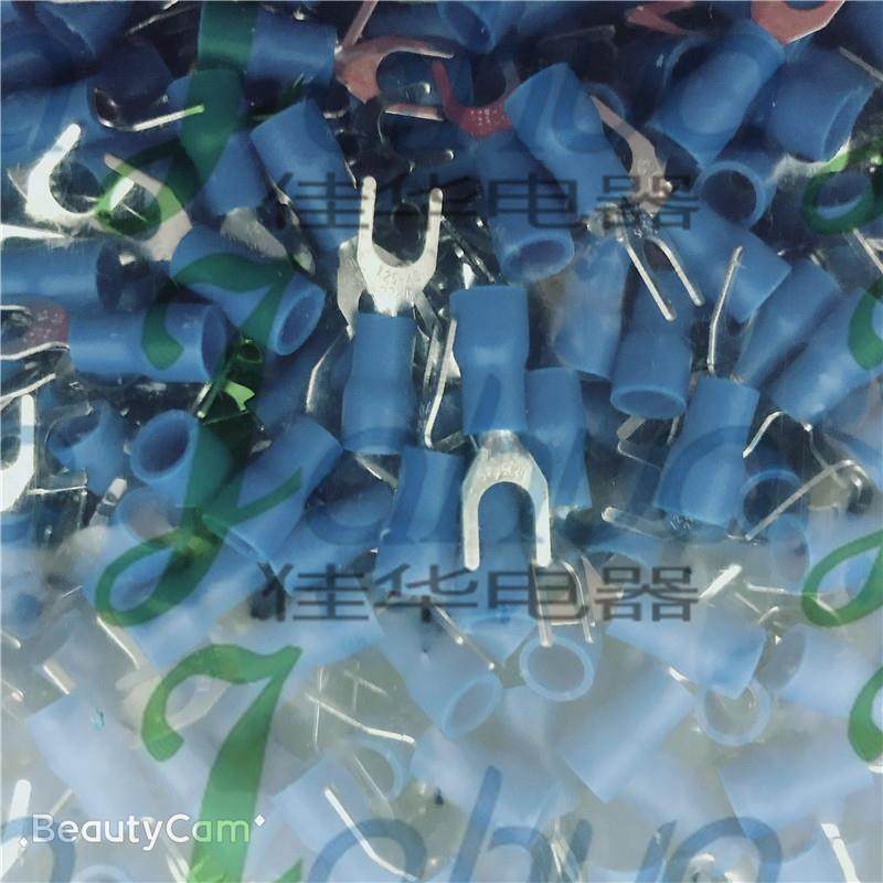 SV1ARG.2子5-4S叉形预绝缘端头冷压接线.端叉形铜鼻子08厚