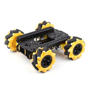 Robot-ChRbot-Chassis四智能小底盘麦克纳母轮车四驱轮智o能车铝