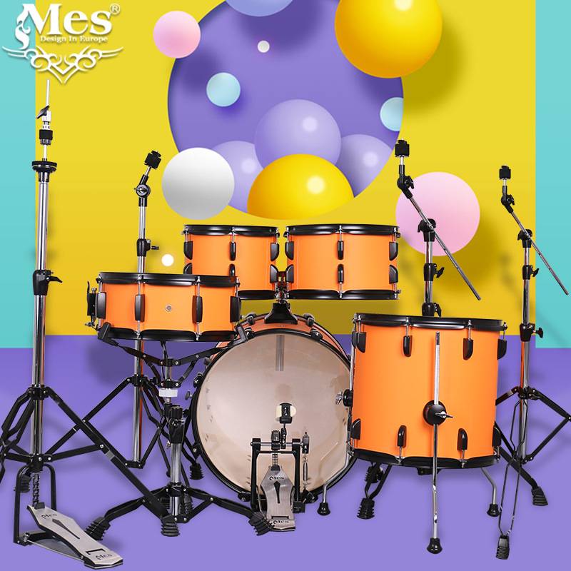 迈斯MES未来星家用架子鼓儿童初学者入门5鼓3镲4镲爵士鼓成人专业