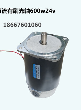ZYT直流光轴600W有刷电机马达永磁立式DC24V36V48V180V220V高转速