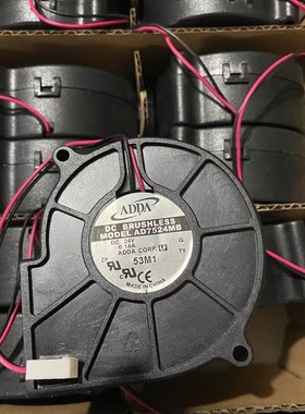 全新ADDA AD7524MB 7530 24V 0.14A 7离心涡轮鼓风机风扇