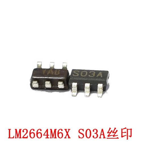 LM2664 LM2664M6X  网版印刷S03A DC DC 开 关稳压器 封装SOT