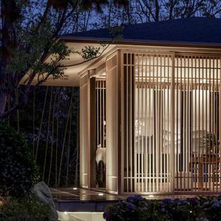 中式亭铝艺凉庭院景观园林古建户667外长廊景观廊新林架简约园亭