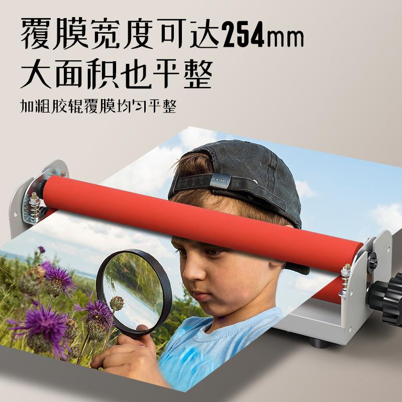 小古德090冷裱机手动覆覆膜手摇冷裱膜机型手动便携过膜机式相片