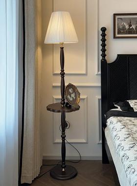 视式冠法中古客厅落地灯式覆边古卧室几立式置物床头柜一91560体