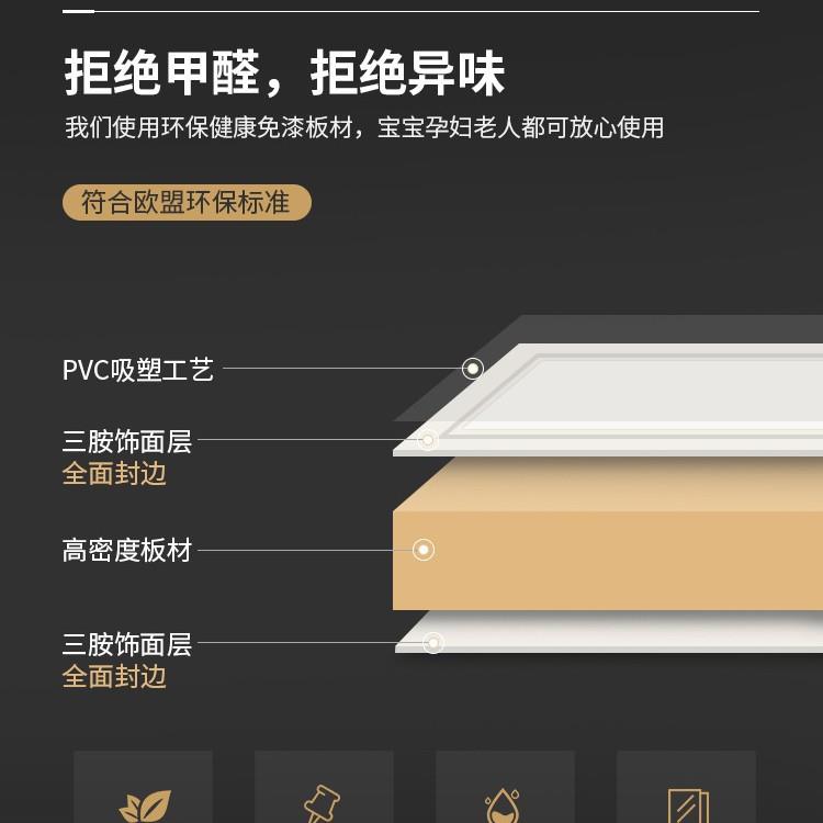 简约现代衣柜家用卧室小户型经济组合衣橱开门欧式白色柜子