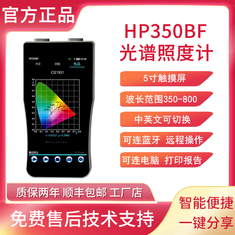 HP350BF蓝光危害等级照度计