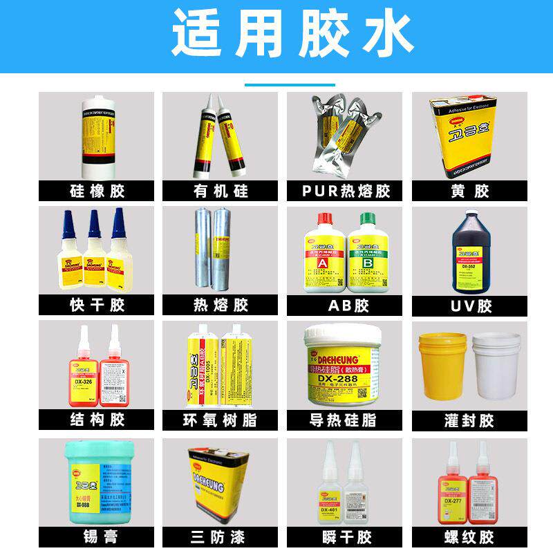 自动点胶轴机三331全自动0L针筒滴胶机电3器密30ml针筒M封自动高