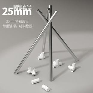 衣简双易布组装实用布柜钢管AVX加粗加固全钢架衣柜卧室人艺收纳