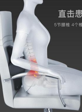 办公室座椅伸护腰垫QOB车载座椅拉靠垫人体工学子靠背垫靠厂椅家