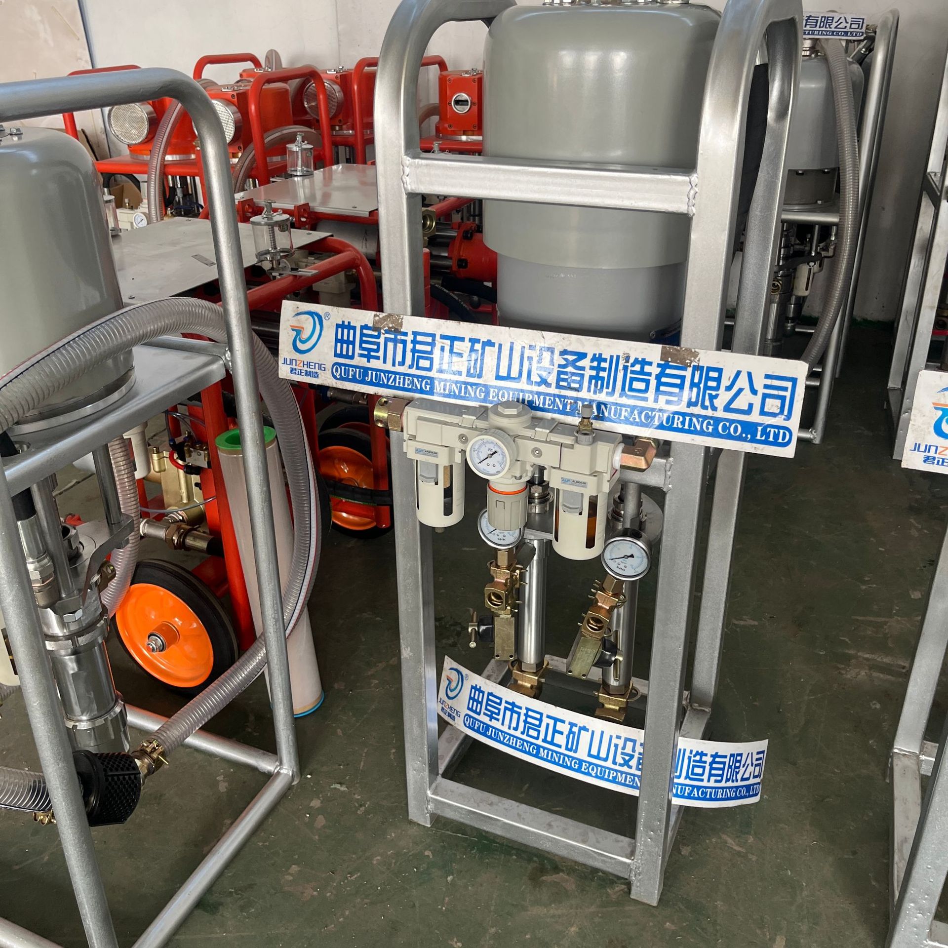加固填充用气动注浆泵2ZBQS-8-10型煤矿用双缸双液注浆机