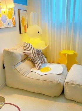 懒人型沙发可躺可卧用榻榻米小户家间单人躺椅卧室网红租AAG房小