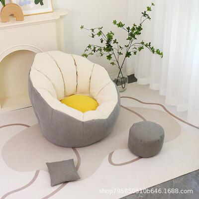 201825款懒人沙发豆新袋人客厅书房卧室懒阳台懒人椅花瓣沙发