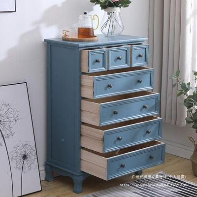 美靠式斗柜斗实木收纳储柜ISI物客厅墙小柜子卧室五餐边柜置物架