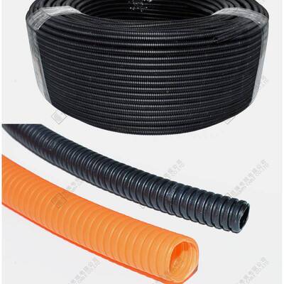 汽黑色亮面波纹管5.*76.8车线束用套管耐Φ高温环保绝缘PNESA材质