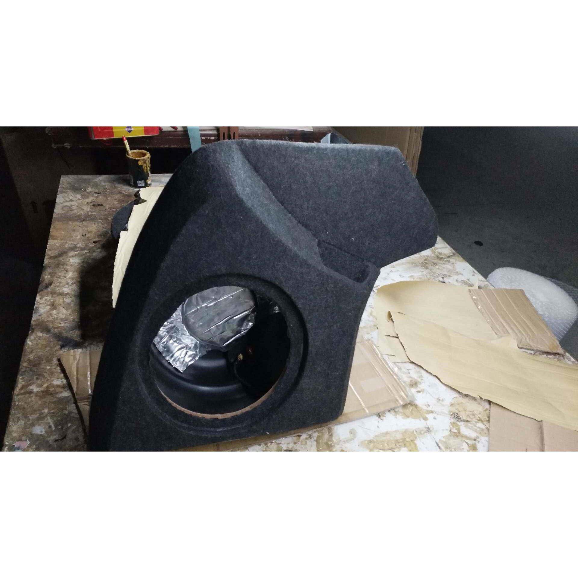 瑞纳汽车专用低音炮空箱10寸12寸8寸喇叭木质尾箱补型箱