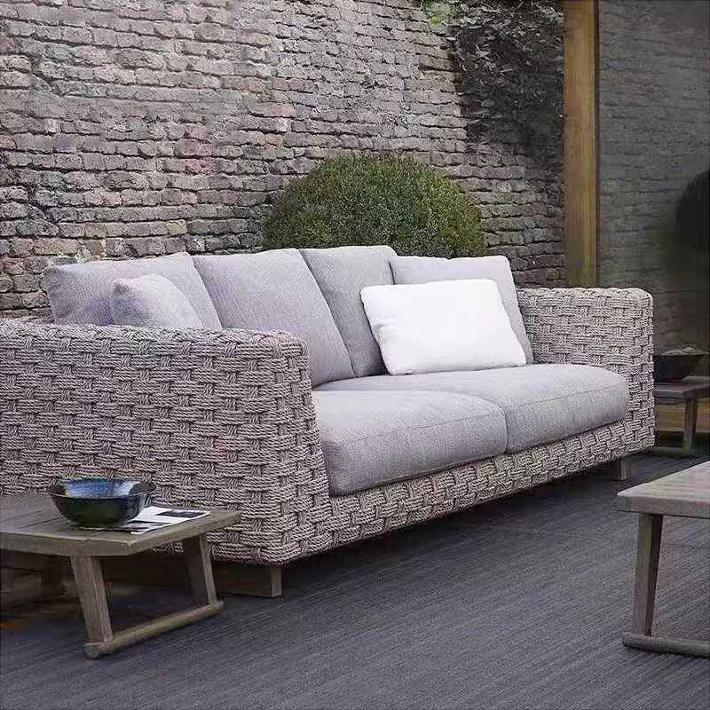 户外家242沙发藤椅手工民宿田园风休闲东墅南亚别庭院藤具编室内
