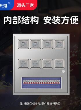 PZ40不锈钢电表5箱盒相201材质88户配电D箱Z47室外家单用明装C4户