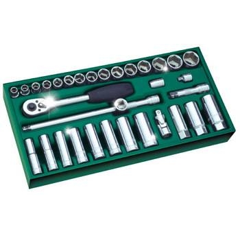 【含税】世达工具 工具托组套-33件10MM系列套筒 09902