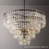 式 rh跨境美MAR29037IGNAN圆形灯美现代厅轻奢别墅客大厅大气北水