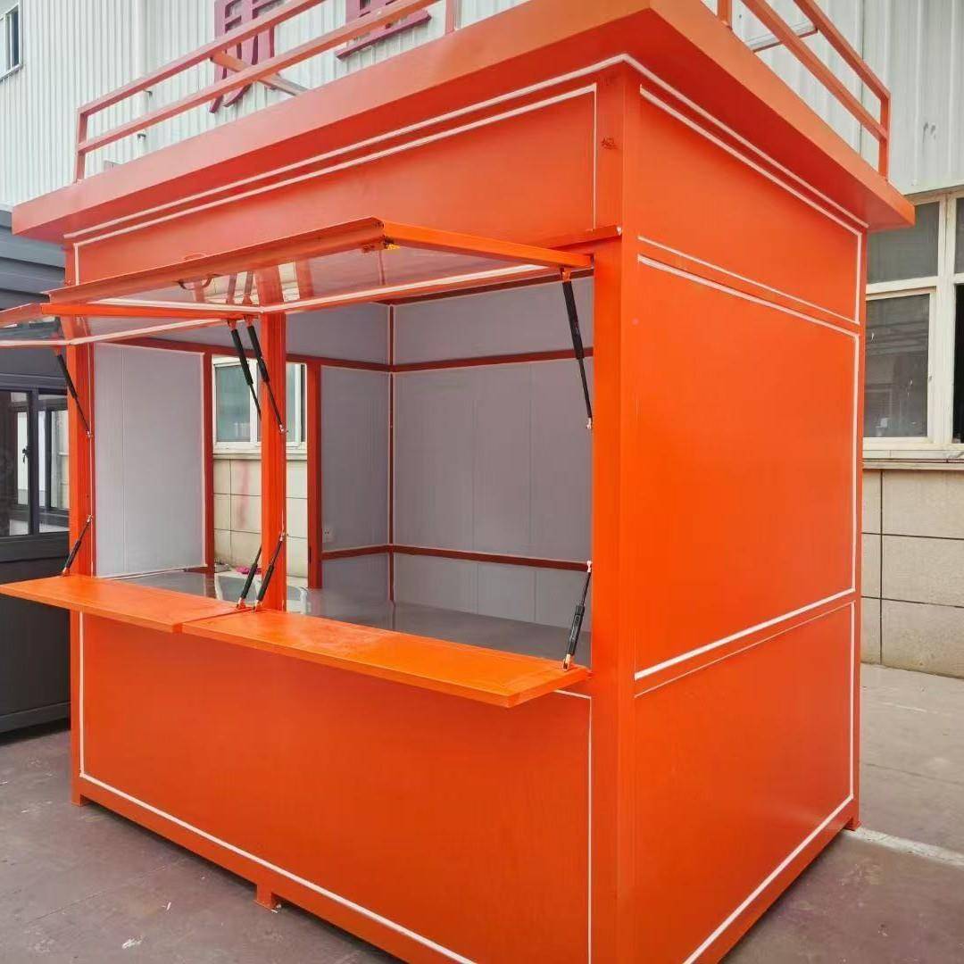 商街业移动商铺户外小吃街创意BZQ售摊亭商品便利店摆架售卖亭货