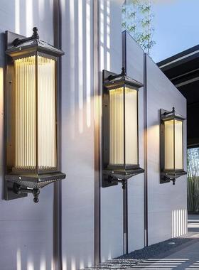 太阳能庭院灯灯户外水OFM围墙进门入户门壁口灯中式农防墅村别大