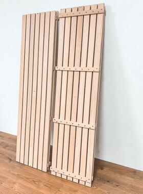 307木作榉木排骨架实木床架子定制升级加厚通用无胶水床板原木