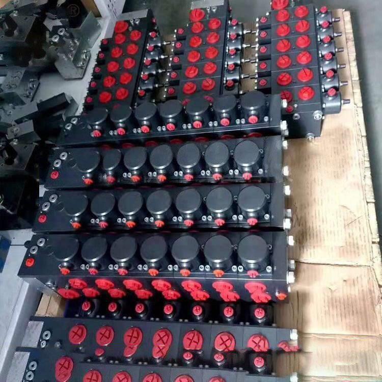 操作灵活方便矿用掘进机四联阀多路换向阀模块化系统