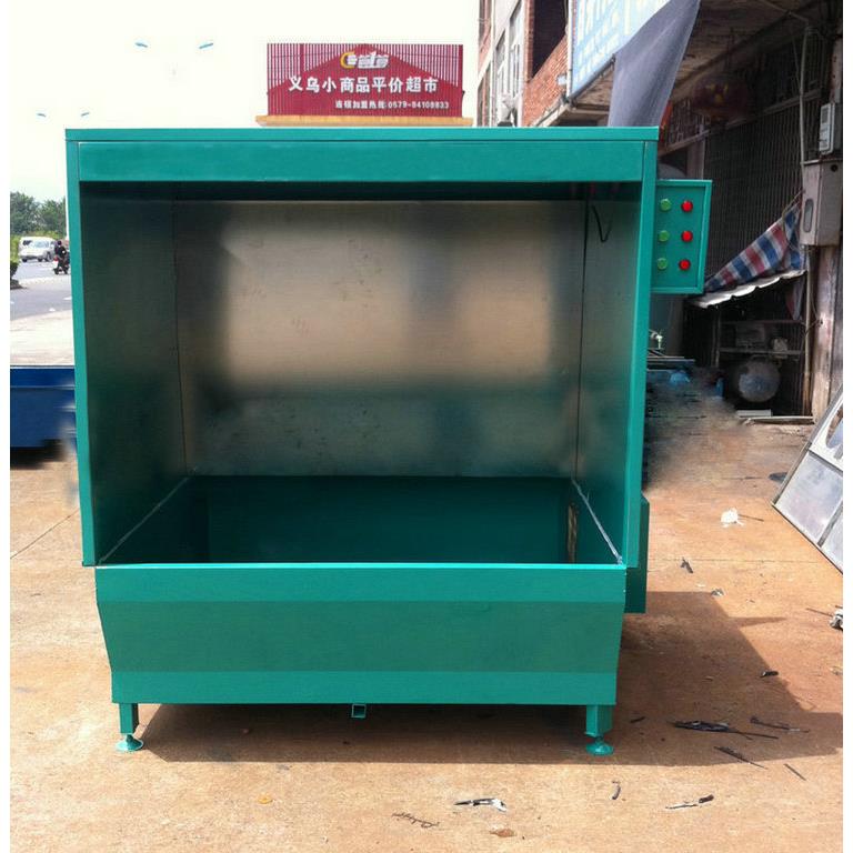 厂家供应专业高品质水帘喷漆台型喷漆房水帘柜