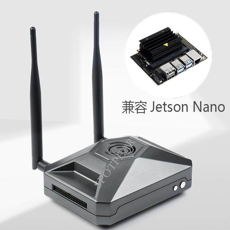 Jetson Nano专用高品质铝合金散热外壳 带GPIO 转接板保护机箱