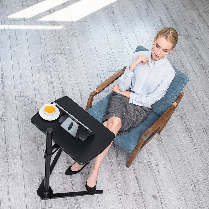 埃普笔记本支架落地支架床边桌可移动工作台面茶几UP-8T平板支架