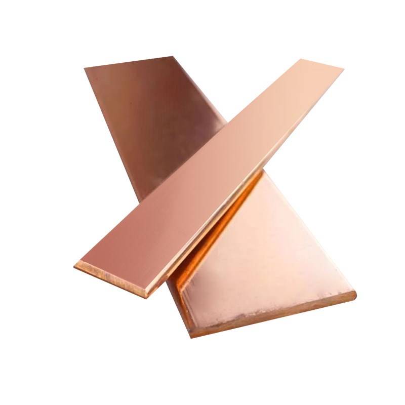 TUP脱氧铜紫铜排厂家非标定尺导电电工红铜排铜汇流排接地铜母排